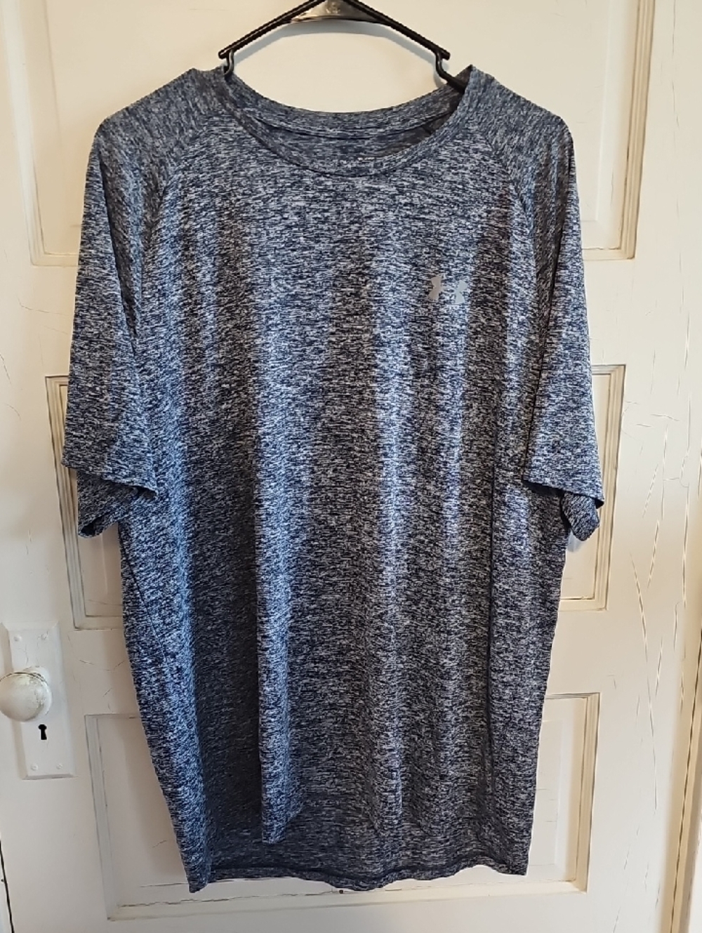 Under Armour Heathered Navy Short Sleeve Performance Tee